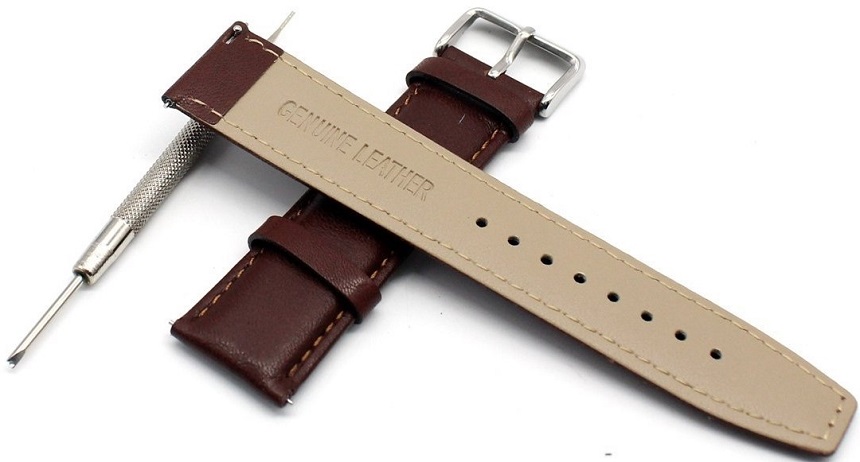 kožený řemínek k hodinkám z genuine leather